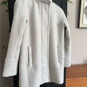 J. Crew Light Gray Women's Wool Coat